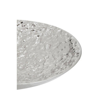Akola Silver Textured Decorative Bowl