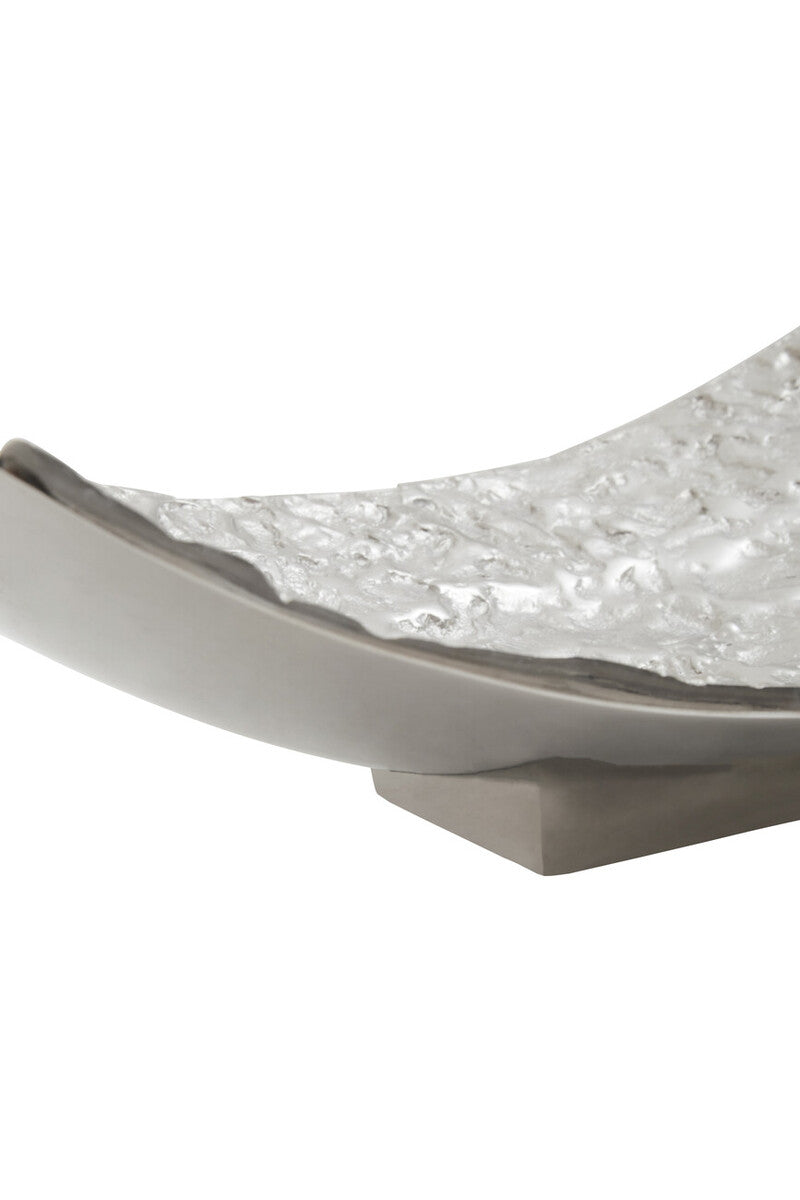 Akola Silver Textured Decorative Dish - Image 6