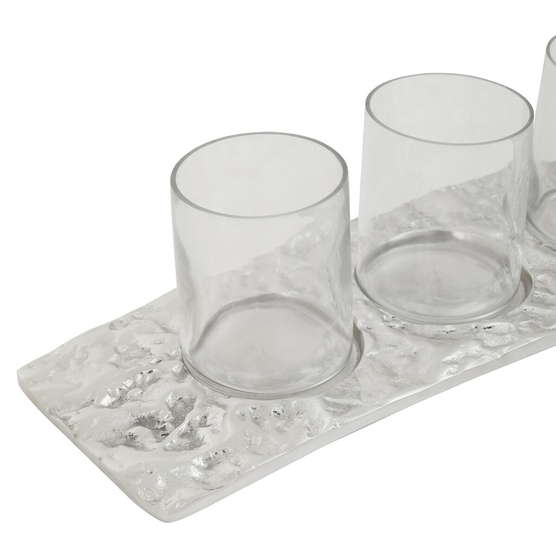 Akola Curved 4 Tealight Holder in Silver - Image 9