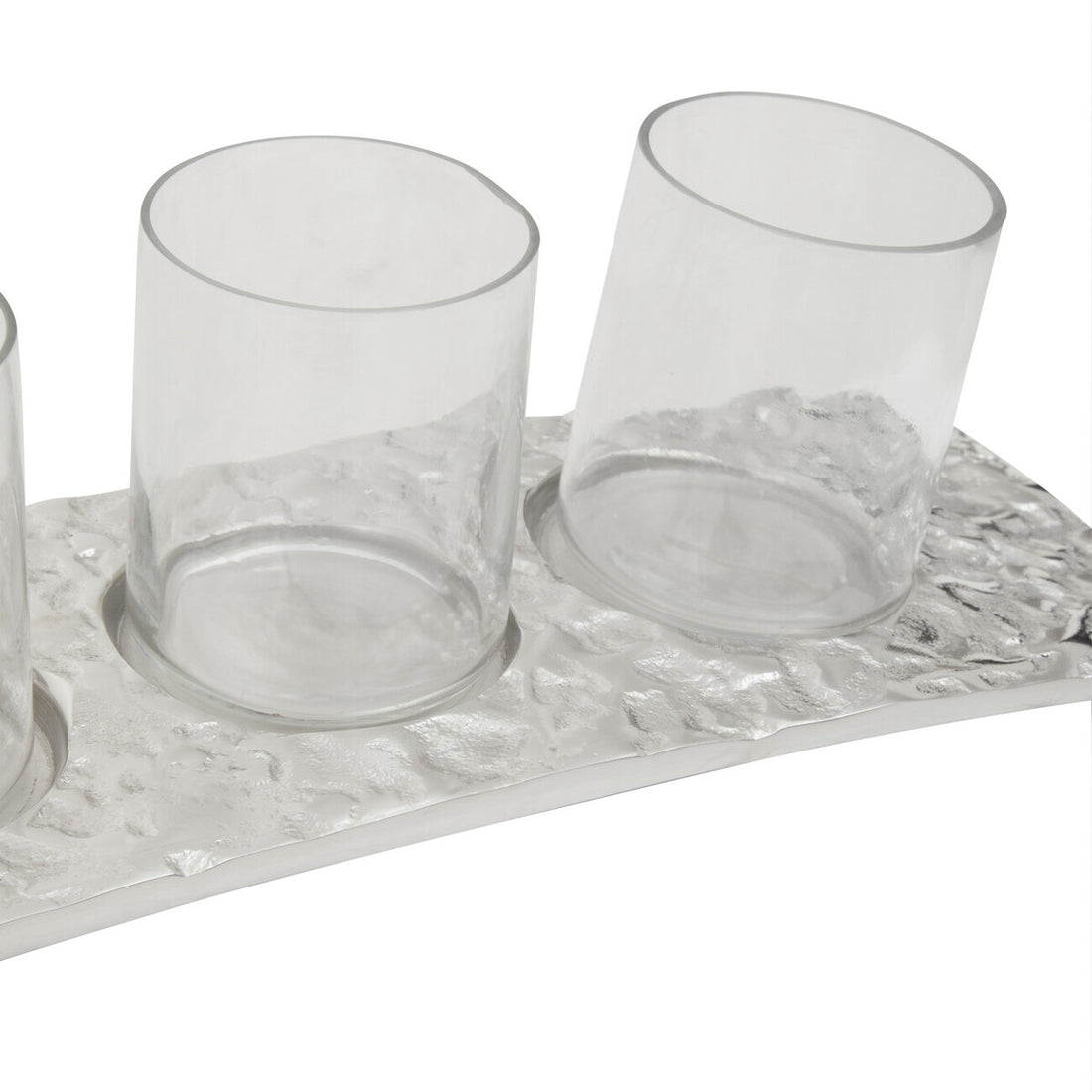 Akola Curved 4 Tealight Holder in Silver - Image 10