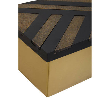 Aris Large Black and Gold Storage Box