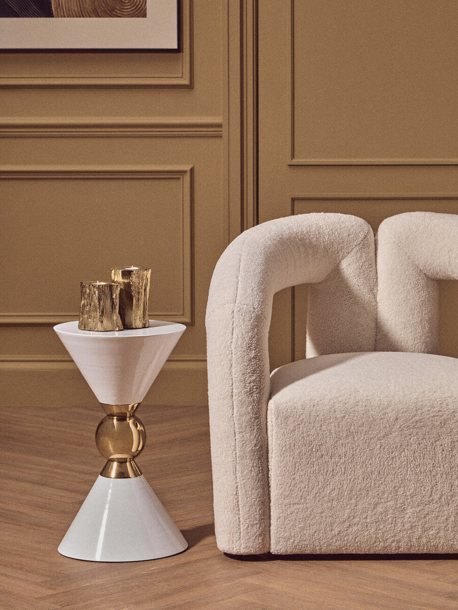 Akola Set Of Two Gold Tealight Holders - Image 6