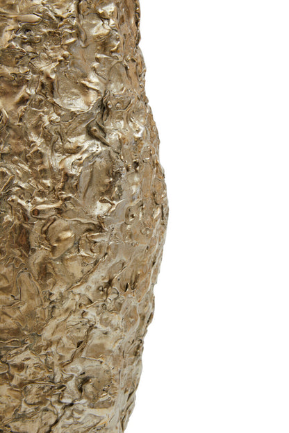 Akola Gold Textured Small Metal Vase