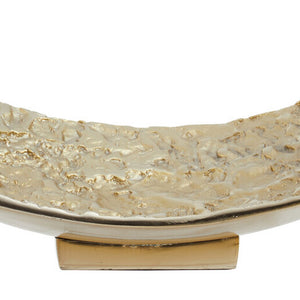 Akola Gold Finish Decorative Dish