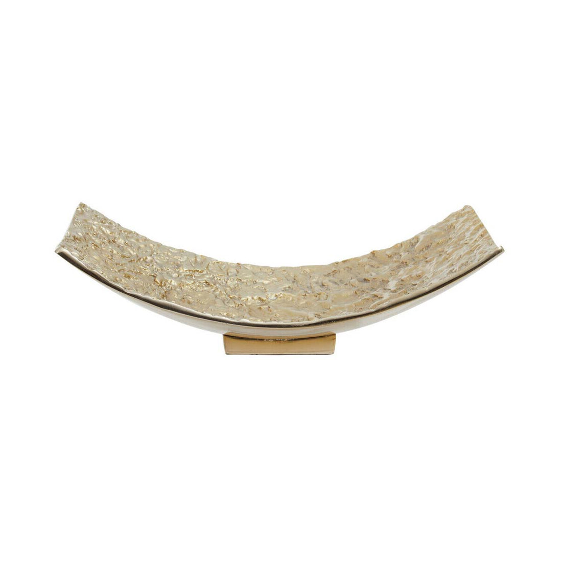 Akola Gold Textured Decorative Metal Dish