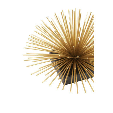 Mirano Gold Finish Starburst With Black Marble Base - Image 4