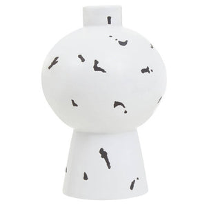 White and Black Small Vase | Tundra
