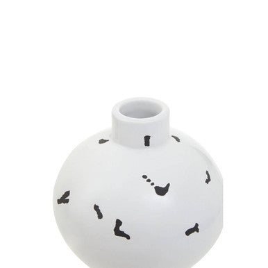 Tundra White and black Small Vase - Image 6