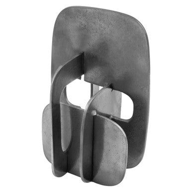 Prato Black Nickel Abstract Sculpture