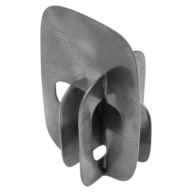 Prato Black Nickel Abstract Sculpture - Image 4