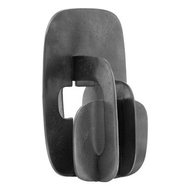 Prato Black Nickel Abstract Sculpture - Image 5
