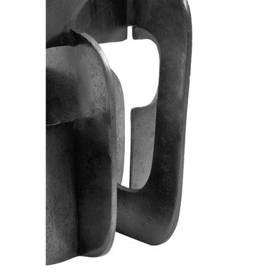 Prato Black Nickel Abstract Sculpture - Image 8