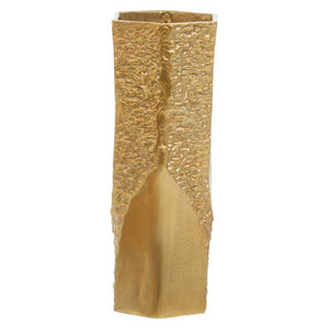Dante Small Gold Textured Vase