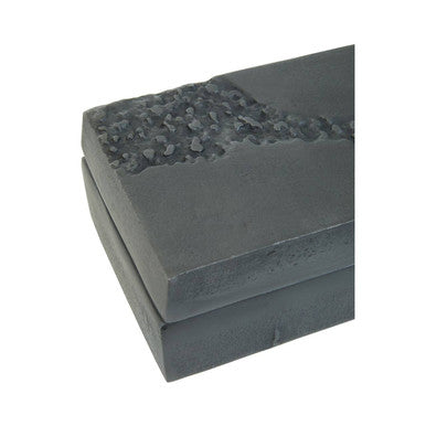 Dante Grey Finish Textured Trinket Box - Image 7