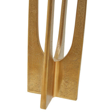 Dante Large Gold Finish Candle Holder