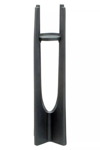 Dante Large Grey Finish Candle Holder