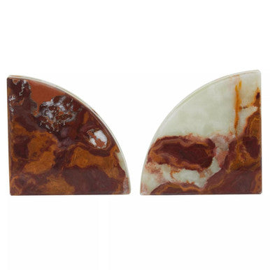 Oleena Set Of Two Onyx Bookends