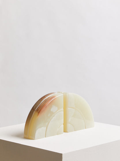Oleena Set Of Two Onyx Bookends