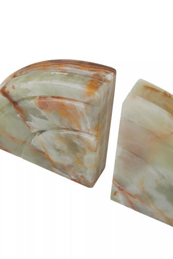 Oleena Set Of Two Onyx Bookends