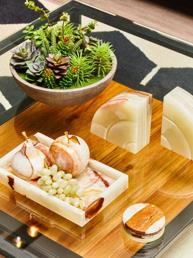 Oleena Onyx Decorative Pear