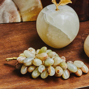 Oleena Green Onyx Decorative Grapes