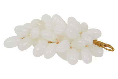 Oleena White Onyx Decorative Grapes