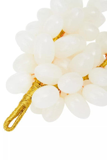 Oleena White Onyx Decorative Grapes