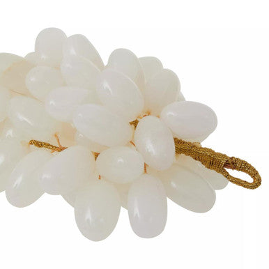 Oleena White Onyx Decorative Grapes