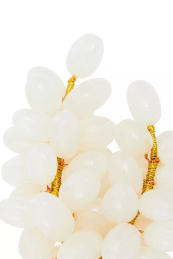 Oleena White Onyx Decorative Grapes