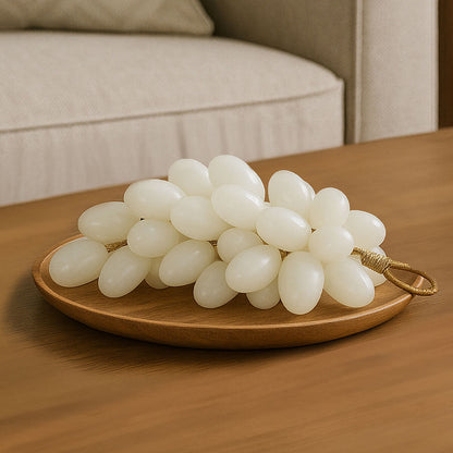 Oleena White Onyx Decorative Grapes