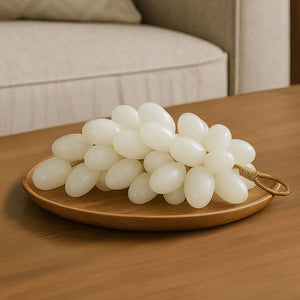 Oleena White Onyx Decorative Grapes