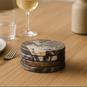 Salmo Set of 4 Marble Coasters