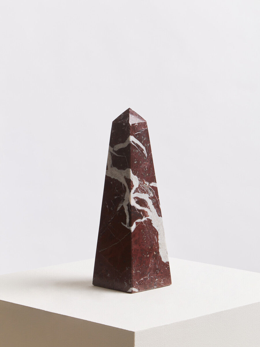 Salmo Small Red Marble Obelisk