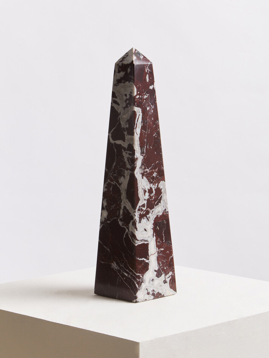 Salmo Large Red Marble Obelisk