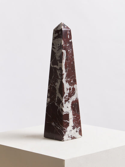 Salmo Large Red Marble Obelisk