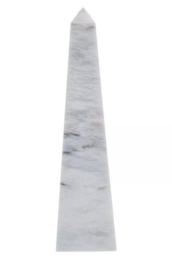 Salmo Large White Marble Obelisk