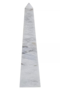 Salmo Large White Marble Obelisk