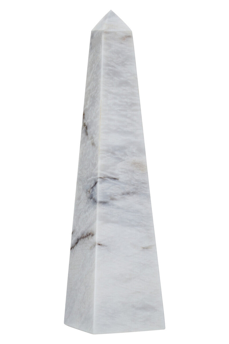 Salmo Large White Marble Obelisk