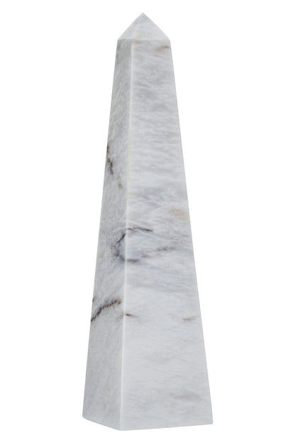 Salmo Large White Marble Obelisk