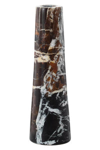 Salmo Black Marble Tapered Vase