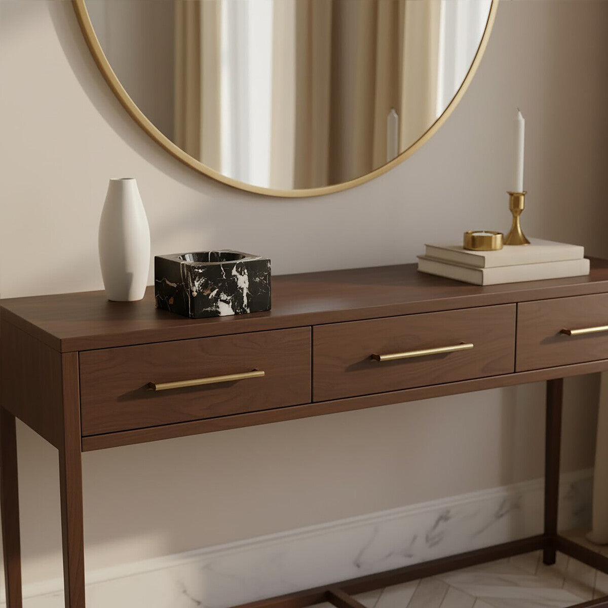 Salmo Square Black Marble Bowl