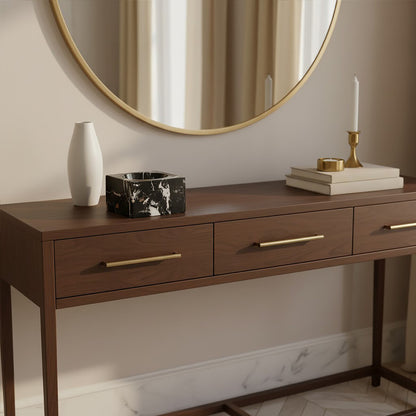 Salmo Square Black Marble Bowl