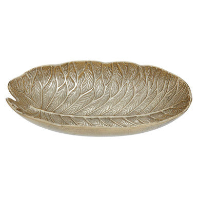 Salma Gold Finish Lotus Leaf Bowl.