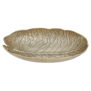 Salma Gold Finish Lotus Leaf Bowl