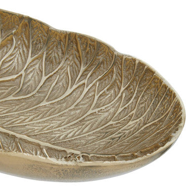 Salma Gold Finish Lotus Leaf Bowl.