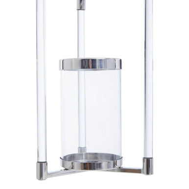 Franklin Small Silver Finish Lantern - Image 6