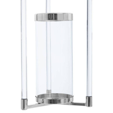 Franklin Large Silver Finish Lantern - Image 6