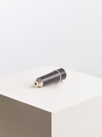 Churchill Black Leather Effect Telescope