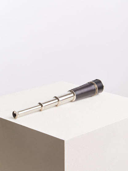 Churchill Black Leather Effect Telescope