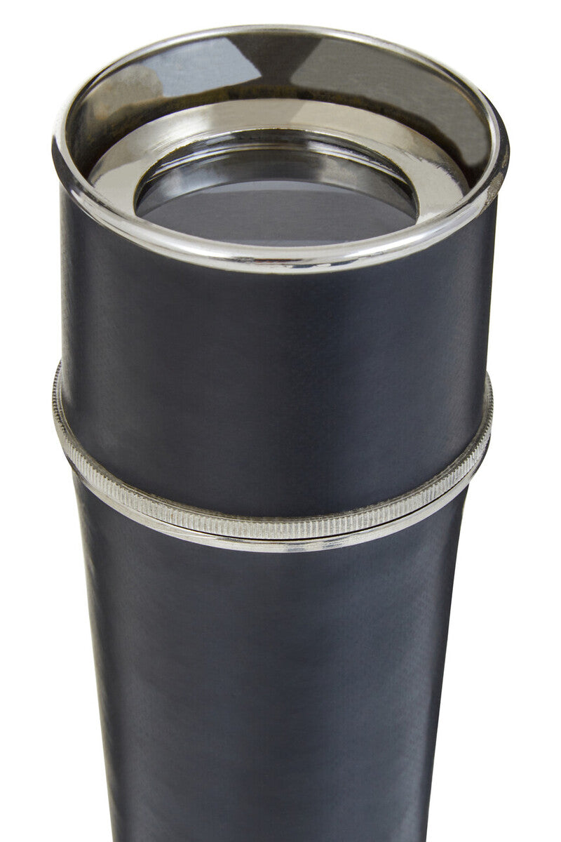 Churchill Black Leather Effect Telescope